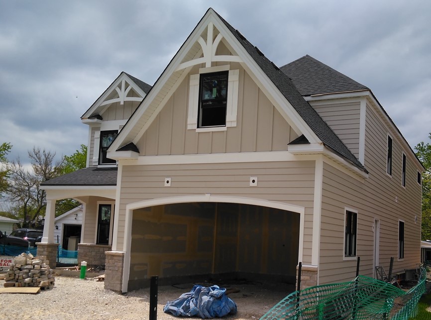 hardie board siding Chicago project